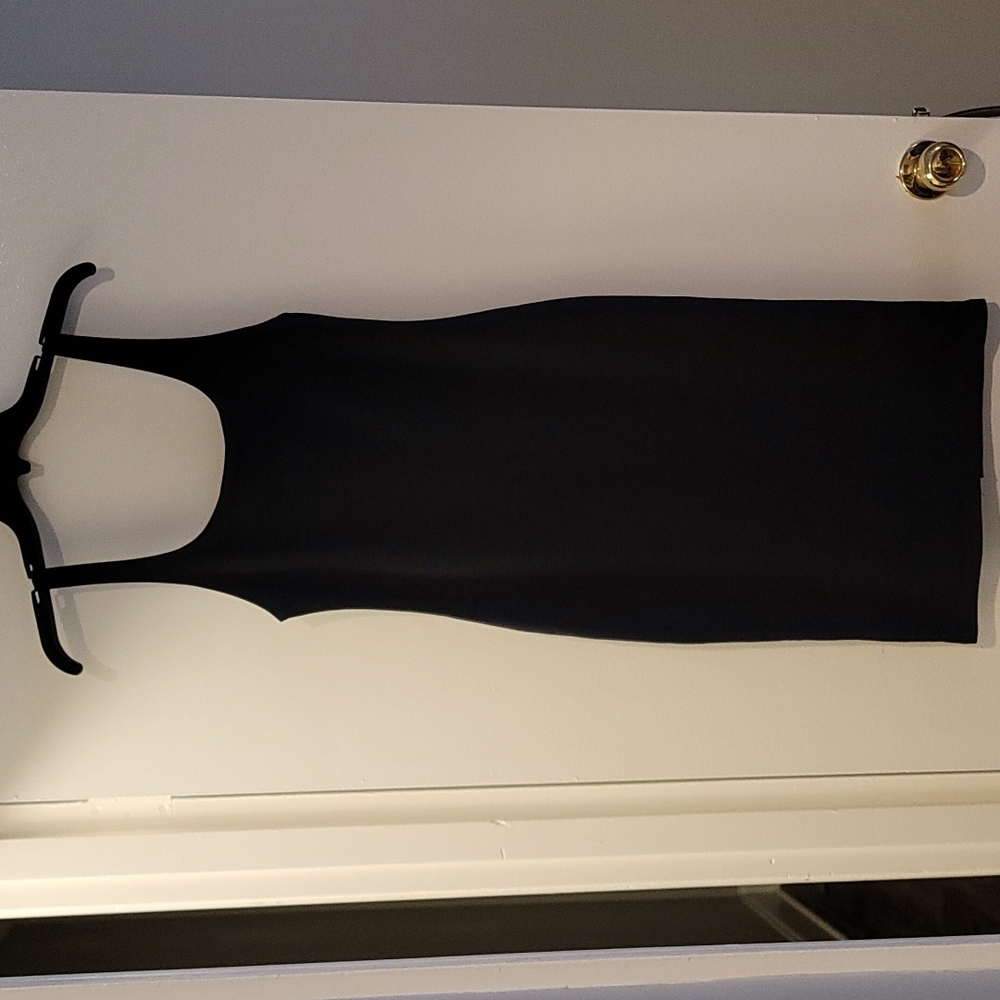 Zara simple Black Midi dress